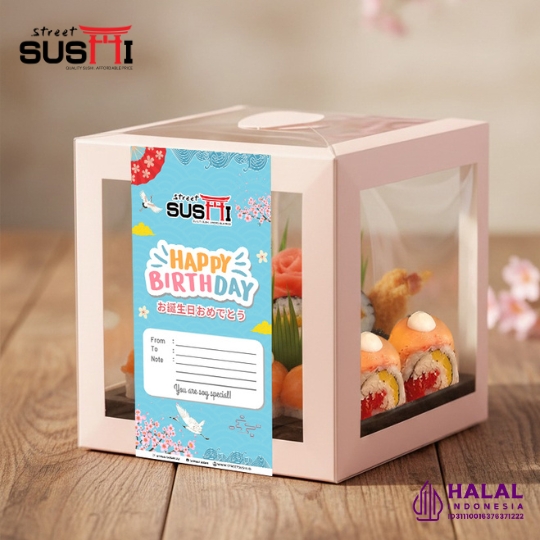 Sakura Mini Sushi Cake